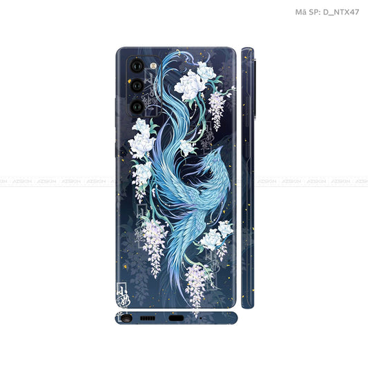 Dán Skin Galaxy Note 20 Series Hình Nghệ Thuật Xăm Hạc - Phượng | D_NTX47