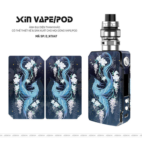 Dán Skin Vape Hình CHim Hạc | D_NTX47