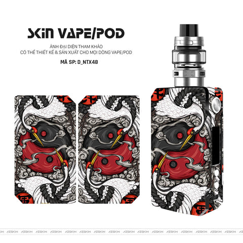 Dán Skin Vape Hình Chim Hạc | D_NTX48