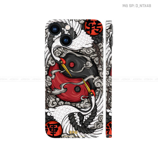 Dán Skin IPhone 14 Series Hình Nghệ Thuật Xăm | D_NTX48