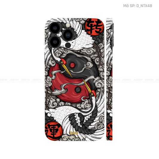 Dán Skin IPhone 14 Series Hình Nghệ Thuật Xăm | D_NTX48