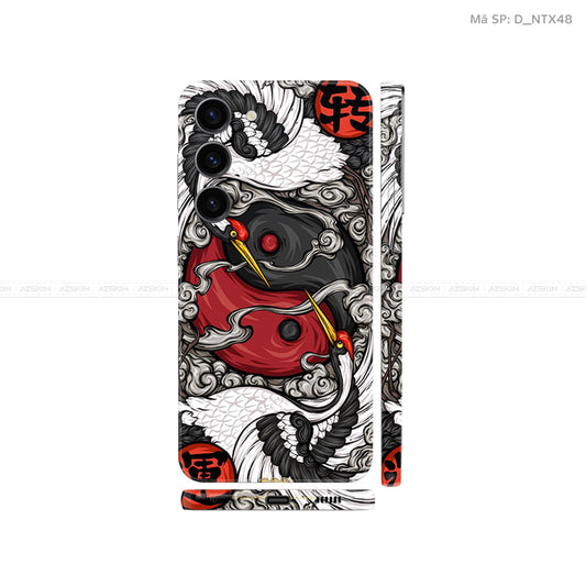 Dán Skin Galaxy S23 Series Hình Hạc | D_NTX48