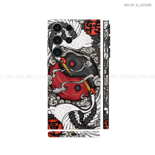 Dán Skin Galaxy S23 Series Hình Hạc | D_NTX48