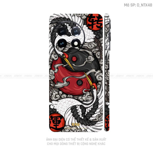 Dán Skin Oneplus 11 Series Hình Hạc | D_NTX48