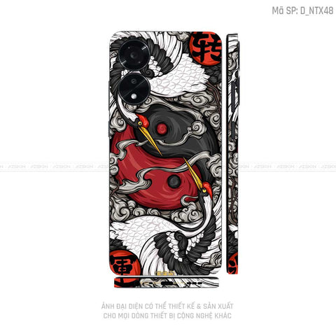 Miếng Dán Skin Điện Thoại OPPO A Series Hình Tattoo | D_NTX48