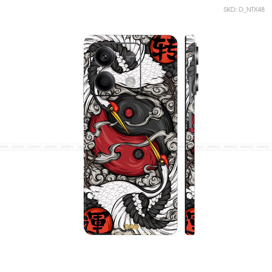 Dán Skin Điện Thoại Xiaomi Redmi 13 Series Hình Nghệ Thuật Xăm | D_NTX48