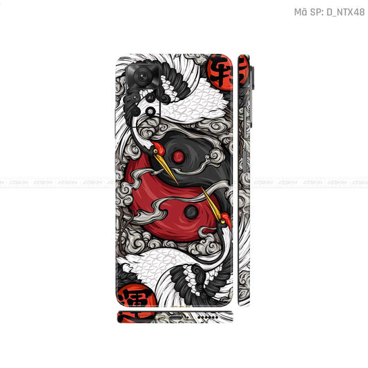 Dán Skin Xiaomi Redmi Note 11 Series Hình Tattoo | D_NTX48