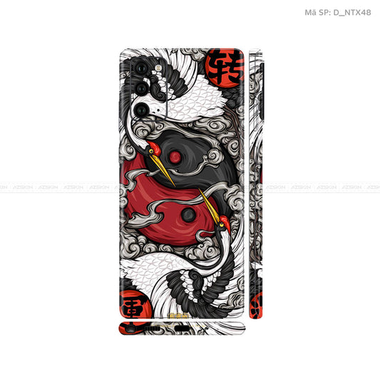 Dán Skin Galaxy Note 20 Series Hình Nghệ Thuật Xăm Hạc - Phượng | D_NTX48
