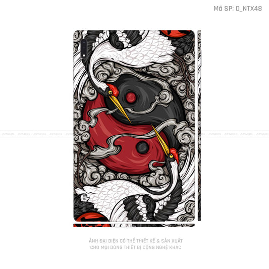 Dán Skin Galaxy Tab S8 Series Hình Chim Hạc | D_NTX48