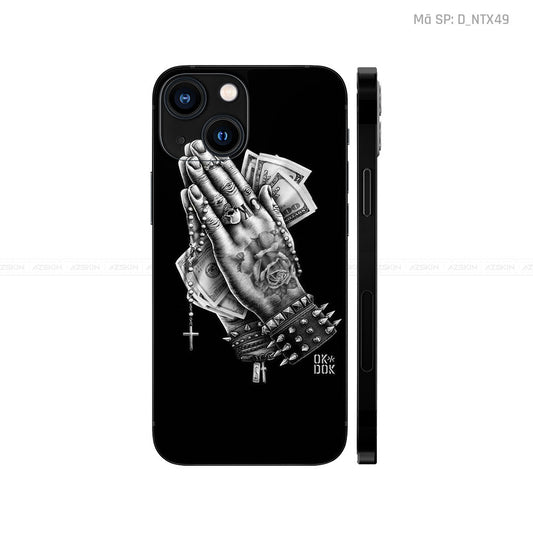 Dán Skin IPhone 14 Series Hình Nghệ Thuật Xăm | D_NTX49