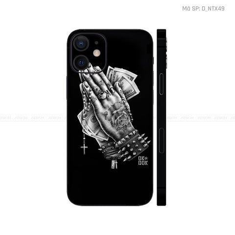 Dán Skin IPhone 12 Series Hình Xăm Bàn Tay | D_NTX49
