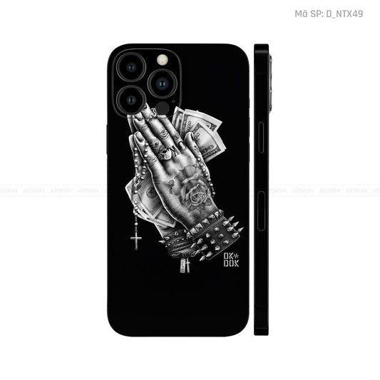 Dán Skin IPhone 14 Series Hình Nghệ Thuật Xăm | D_NTX49