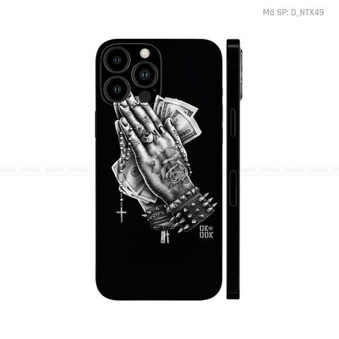 Dán Skin IPhone 14 Series Hình Nghệ Thuật Xăm | D_NTX49