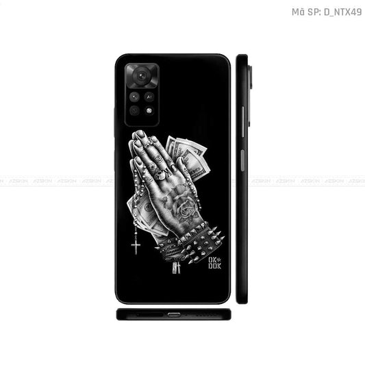 Dán Skin Xiaomi Redmi Note 11 Series Hình Tattoo | D_NTX49