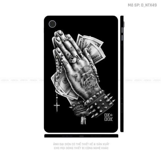 Dán Skin Máy Tính Bảng Oppo Pad Series Hình Tattoo | D_NTX49
