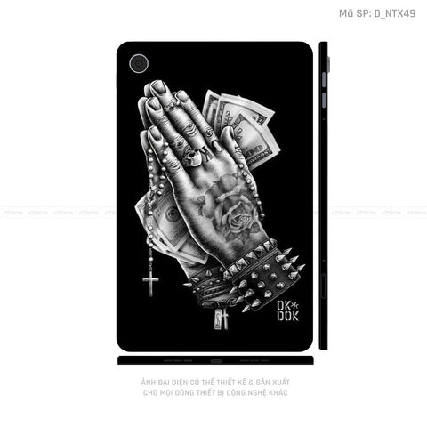 Dán Skin Máy Tính Bảng Oppo Pad Series Hình Tattoo | D_NTX49