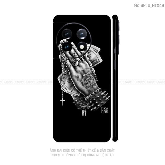 Dán Skin Oneplus Ace Series Hình Đôi Bàn Tay | D_NTX49