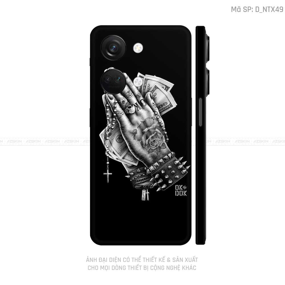 Dán Skin Oneplus Nord Series Hình Bàn Tay | D_NTX49