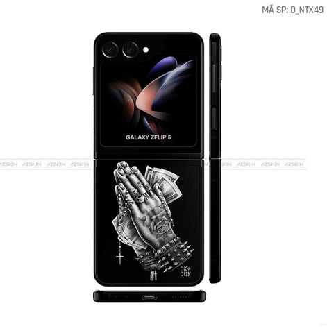 Dán Skin Galaxy Z Flip5 Hình Bàn Tay | D_NTX49