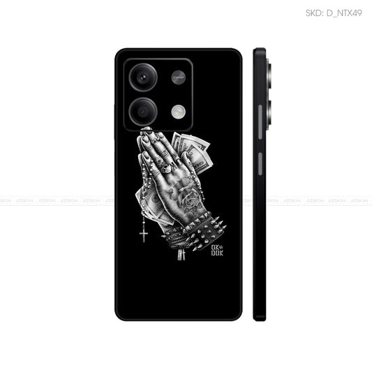 Dán Skin Điện Thoại Xiaomi Redmi 13 Series Hình Nghệ Thuật Xăm | D_NTX49