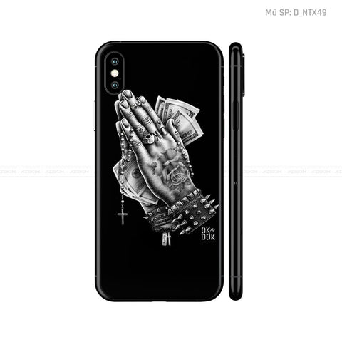Dán Skin IPhone X Series Hình Nghệ Thuật Xăm | D_NTX49