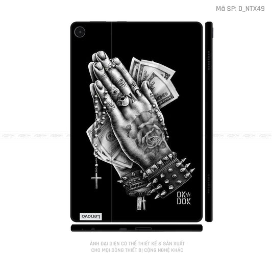 Dán Skin Máy Tính Bảng Lenovo Pad Series Hình Tattoo | D_NTX49