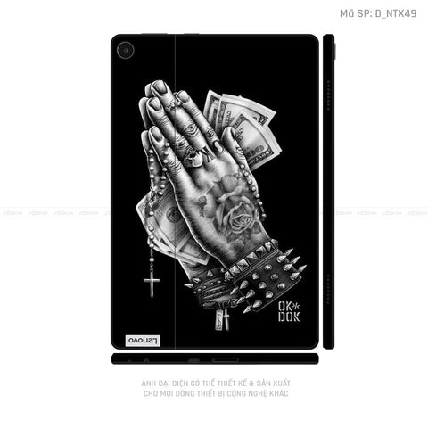 Dán Skin Máy Tính Bảng Lenovo Pad Series Hình Tattoo | D_NTX49