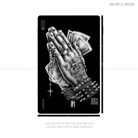 Dán Skin Galaxy Tab S9 Series Hình Tattoo | D_NTX49