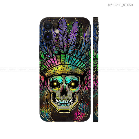 Dán Skin IPhone 12 Series Hình Đầu Lâu | D_NTX50