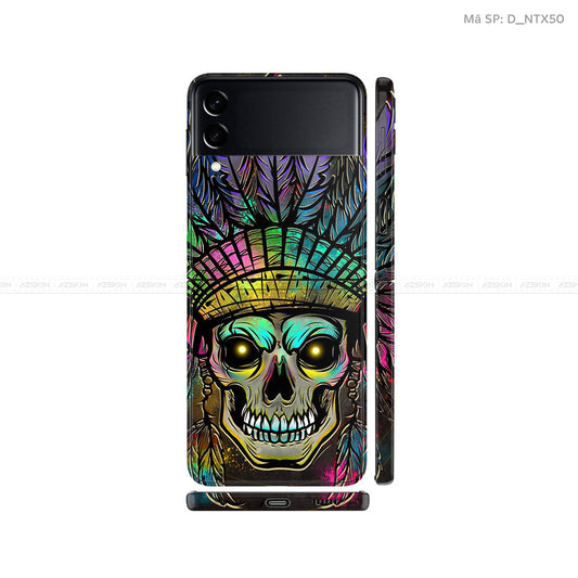 Dán Skin Galaxy Zflip4 Hình Thổ Dân | D_NTX50