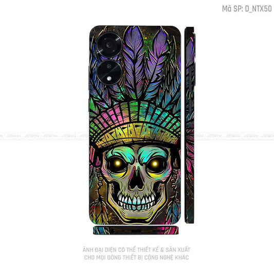 Miếng Dán Skin Điện Thoại OPPO A Series Hình Tattoo | D_NTX50