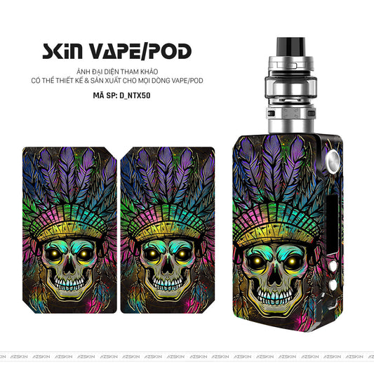 Dán Skin Vape Hình Đầu Lâu | D_NTX50