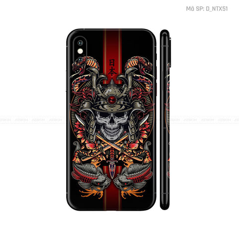 Dán Skin IPhone X Series Hình Nghệ Thuật Xăm | D_NTX51