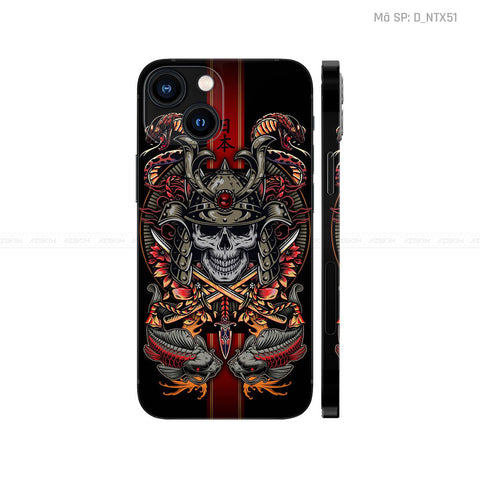Dán Skin IPhone 14 Series Hình Nghệ Thuật Xăm | D_NTX51