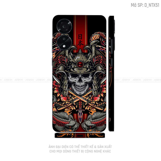 Miếng Dán Skin Điện Thoại OPPO A Series Hình Tattoo | D_NTX51
