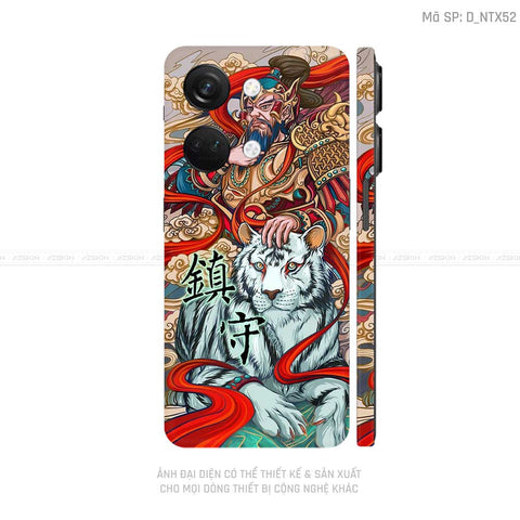 Dán Skin Oneplus Nord Series Hình Hổ Quan Công | D_NTX52