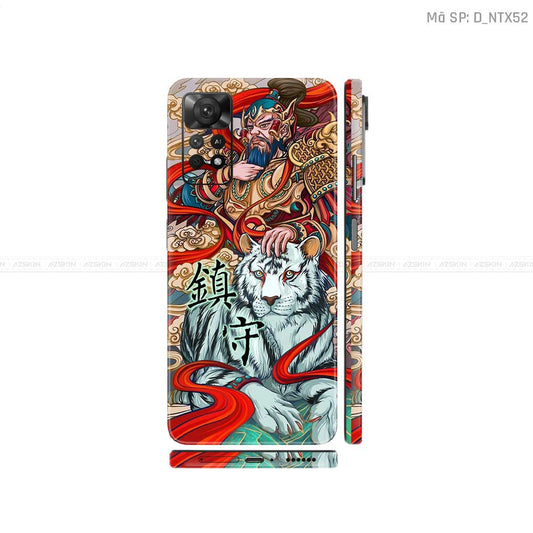 Dán Skin Xiaomi Redmi Note 11 Series Hình Tattoo | D_NTX52