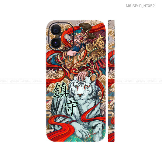 Dán Skin IPhone 12 Series Hình Xăm Quan Vũ | D_NTX52