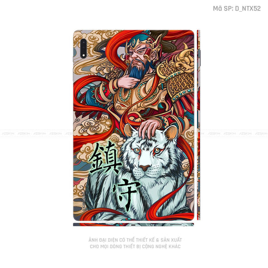 Dán Skin Galaxy Tab S8 Series Hình Quan Vũ | D_NTX52