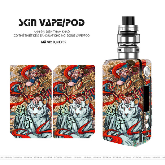 Dán Skin Vape Hình Nghệ Thuật Xăm | D_NTX52