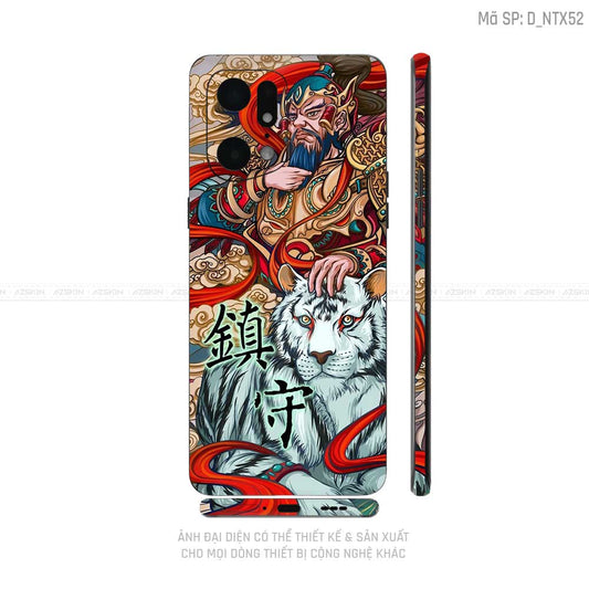 Miếng Dán Skin Điện Thoại OPPO Find X Series Hình Tattoo | D_NTX52