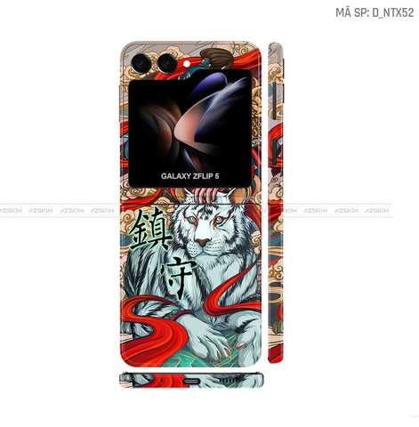 Dán Skin Galaxy Z Flip5 Hình Hổ | D_NTX52