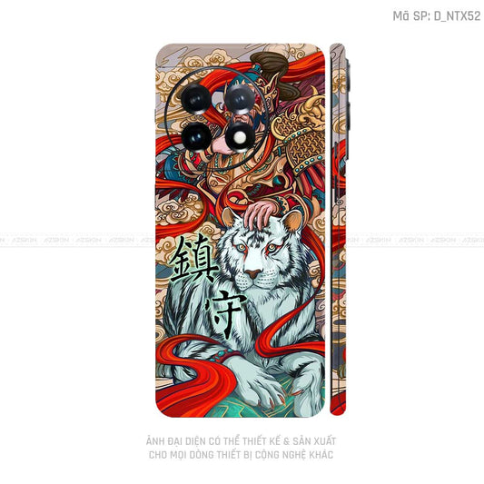 Dán Skin Oneplus Ace Series Hình Hổ Quan Công | D_NTX52