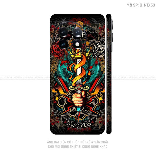Dán Skin Oneplus 11 Series Hình Nghệ Thuật Xăm | D_NTX53