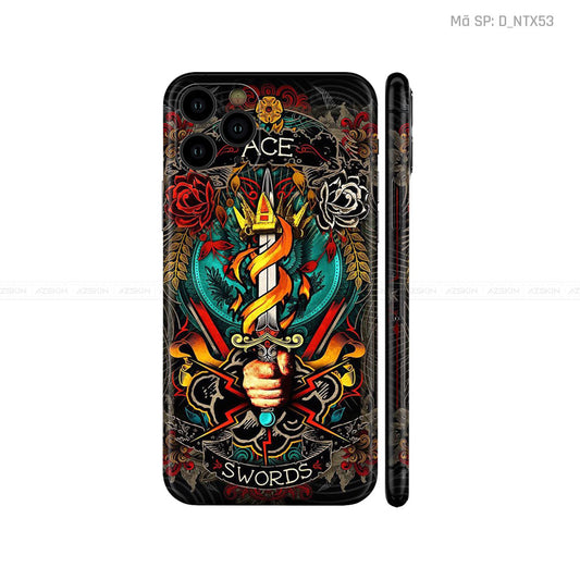 Dán Skin IPhone 11 Series Hình Nghệ Thuật Xăm | D_NTX53