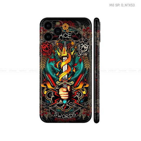 Dán Skin IPhone 11 Series Hình Nghệ Thuật Xăm | D_NTX53