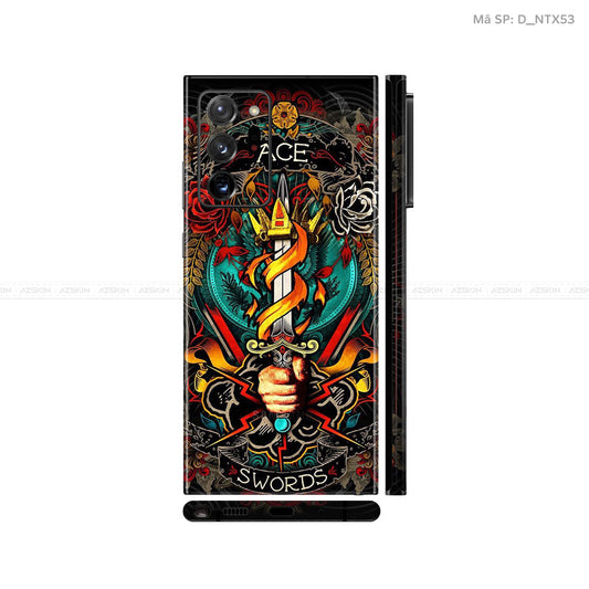 Dán Skin Galaxy Note 20 Series Hình Nghệ Thuật Xăm | D_NTX53