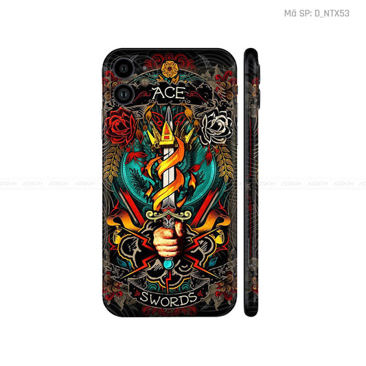 Dán Skin IPhone 11 Series Hình Nghệ Thuật Xăm | D_NTX53