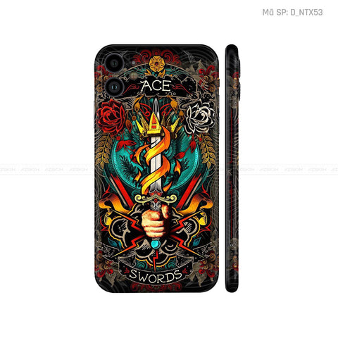 Dán Skin IPhone 11 Series Hình Nghệ Thuật Xăm | D_NTX53