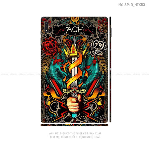 Dán Skin Galaxy Tab S9 Series Hình Tattoo | D_NTX53